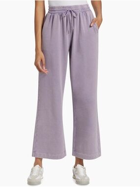 Stellae Dux • Cotton-Blend Crop Sweatpants medium